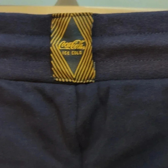 Coca Cola X Staple Unisex Adult Fleece Joggers Sweat Pants Size Small Navy - Picture 8 of 10